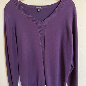 Talbots Pullover Long Sleeve V-Neck Sweater Size 1X